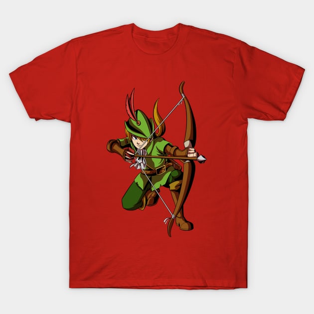 robinhood lost saga T-Shirt by Random Illustration